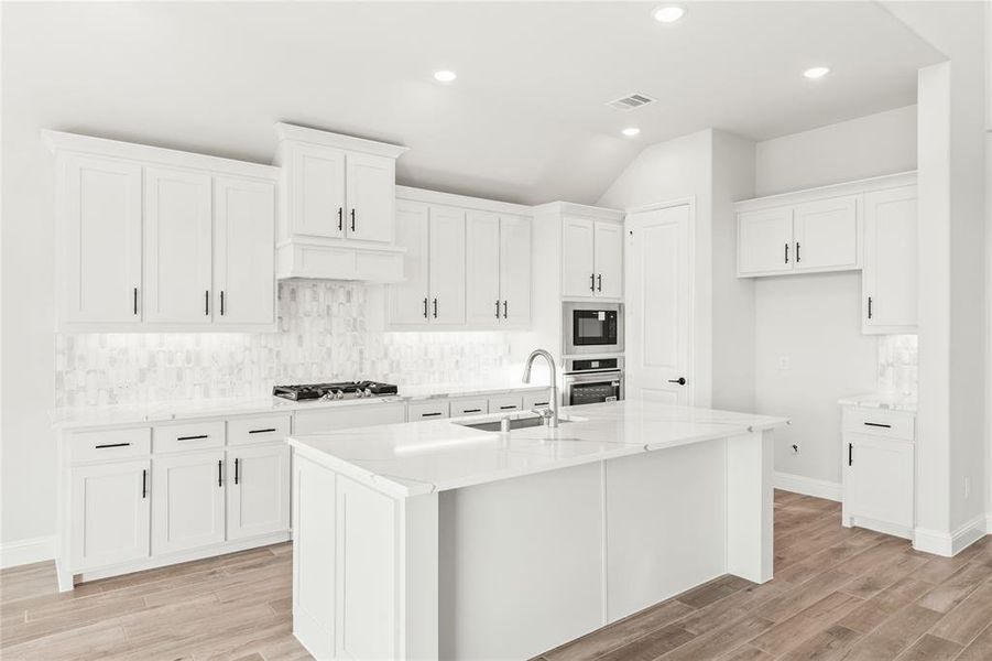 Furnished interior view inside a new home in Creekview Meadows, Pilot Point (Image 19).