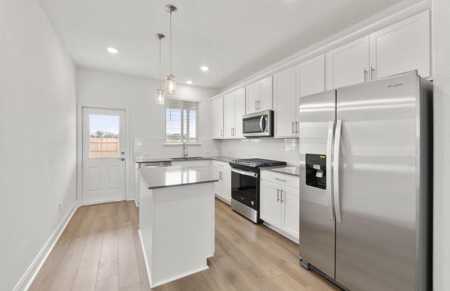 Furnished interior view inside a new home in Patterson Ranch, Georgetown (Image 6). Furnished interior view inside a new home in Patterson Ranch, Georgetown (Image 6).