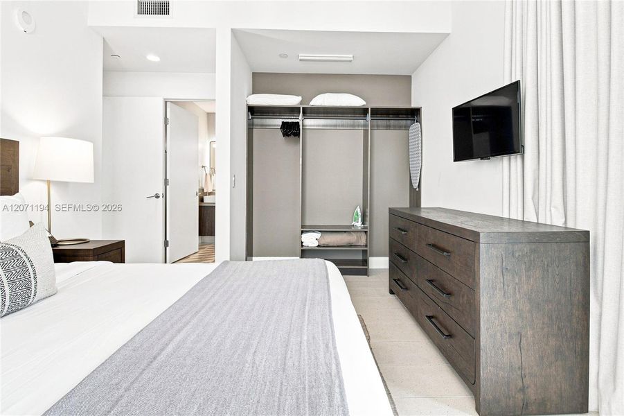 Furnished interior view inside a new home in , Miami (Image 10).
