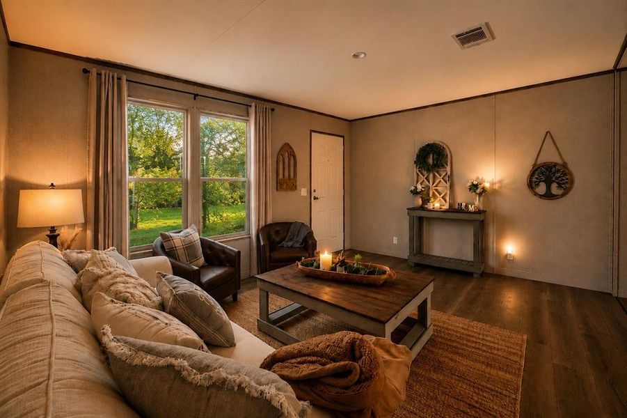 Furnished interior view inside a new home in , Azle (Image 12).