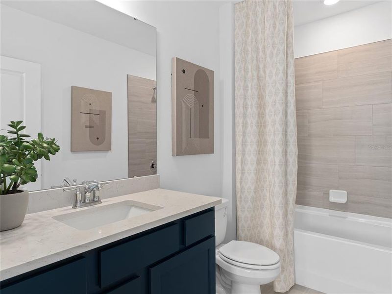 Furnished interior view inside a new home in EverBe, Orlando (Image 16).