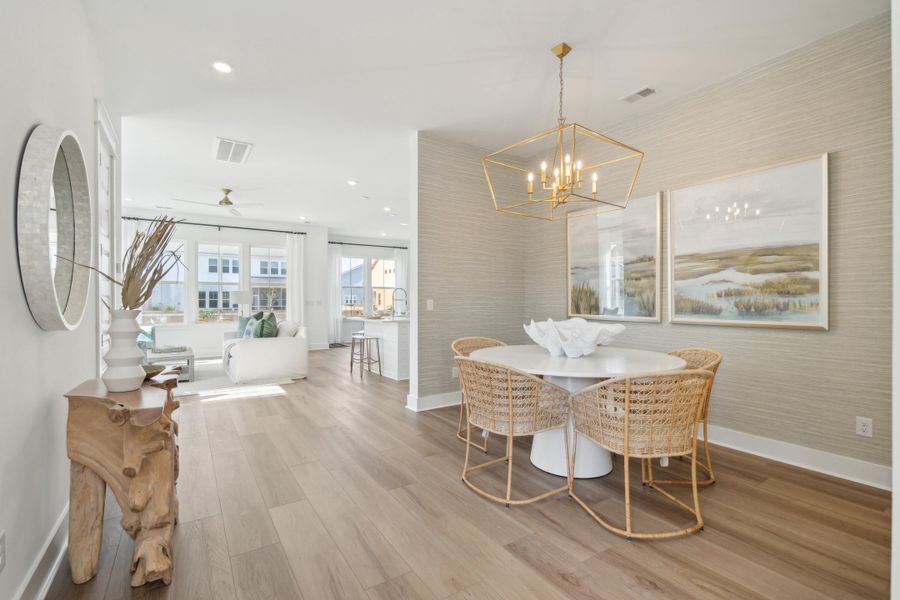 Furnished interior view inside a new home in Carnes Crossroads: Arbor Collection, Summerville (Image 9).