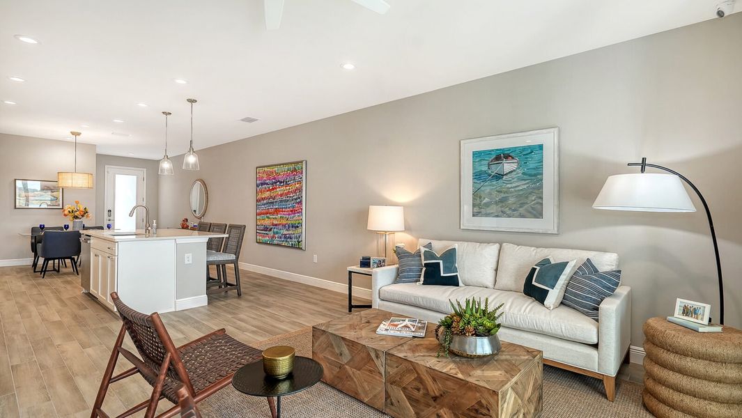 Representative furnished interior of a home built from the Avery by Neal Communities in SkySail, Naples (Image 8).