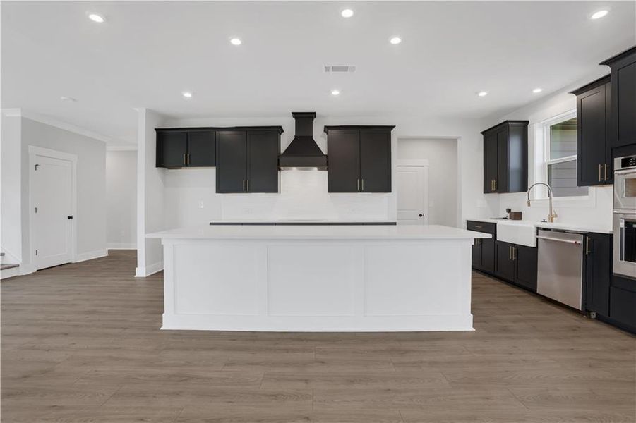 Furnished interior view inside a new home in Hopewell Reserve, Cumming (Image 11).