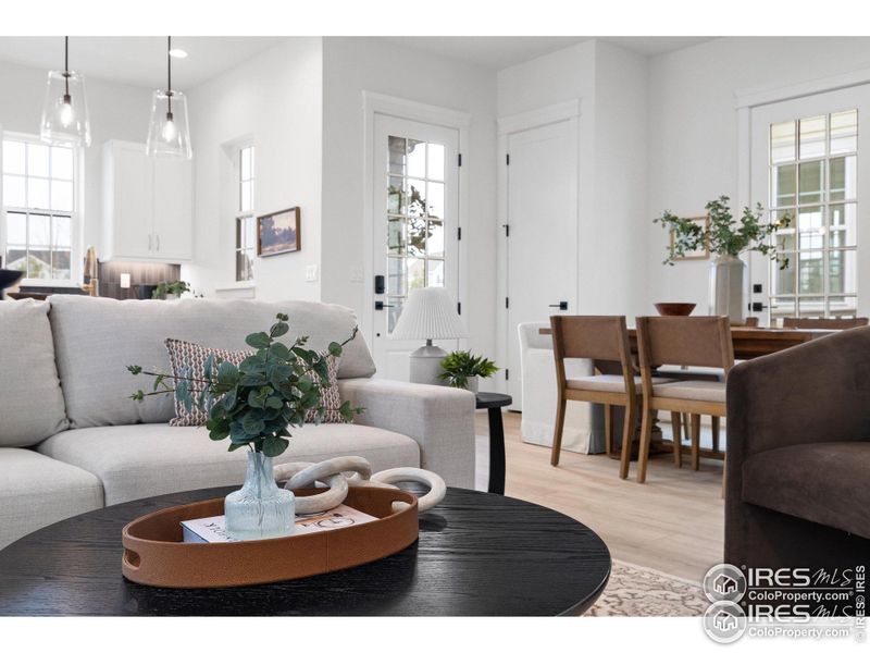 Furnished interior view inside a new home in Westerly, Erie (Image 26).
