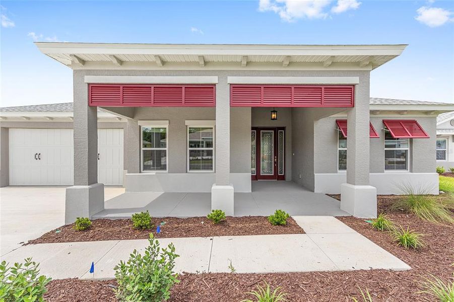Exterior details and patio area of a home in , Ocala (Image 25).