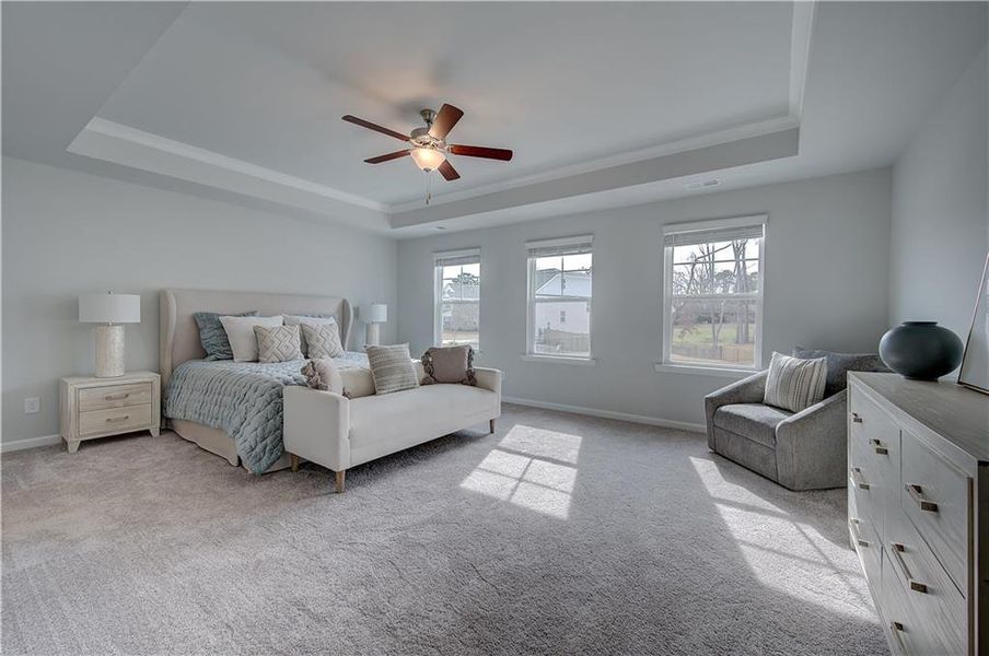 Furnished interior view inside a new home in Burchwood, Stockbridge (Image 27).
