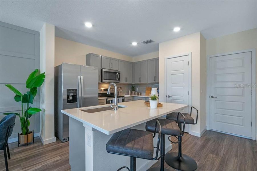 Furnished interior view inside a new home in , St. Cloud (Image 8). Furnished interior view inside a new home in , St. Cloud (Image 8).
