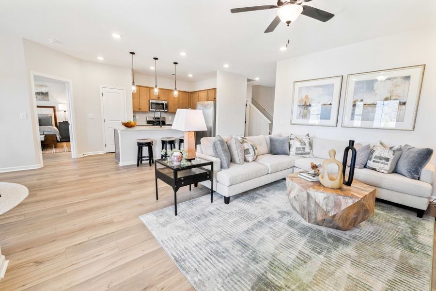 Furnished interior view inside a new home in Jackson Hills, Clarksville (Image 17).