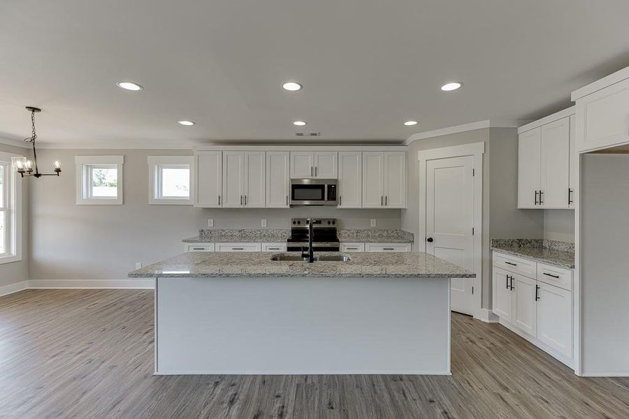 Furnished interior view inside a new home in , Hartwell (Image 14).