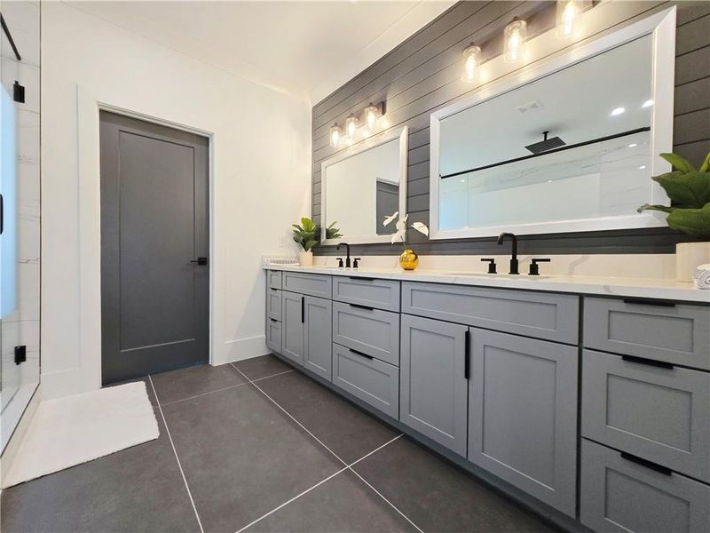 Furnished interior view inside a new home in , Atlanta (Image 49). Furnished interior view inside a new home in , Atlanta (Image 49).