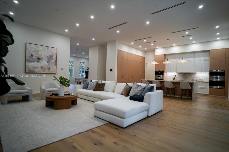 Furnished interior view inside a new home in , Miami (Image 15). Furnished interior view inside a new home in , Miami (Image 15).