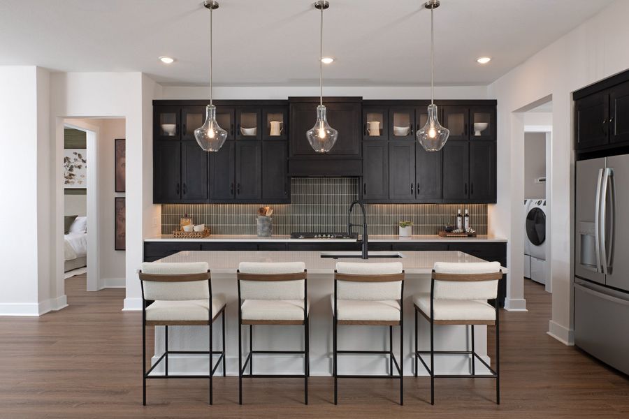 Representative furnished interior of a home built from the Logan by Tri Pointe Homes in LaPrelle, Haslet (Image 13).