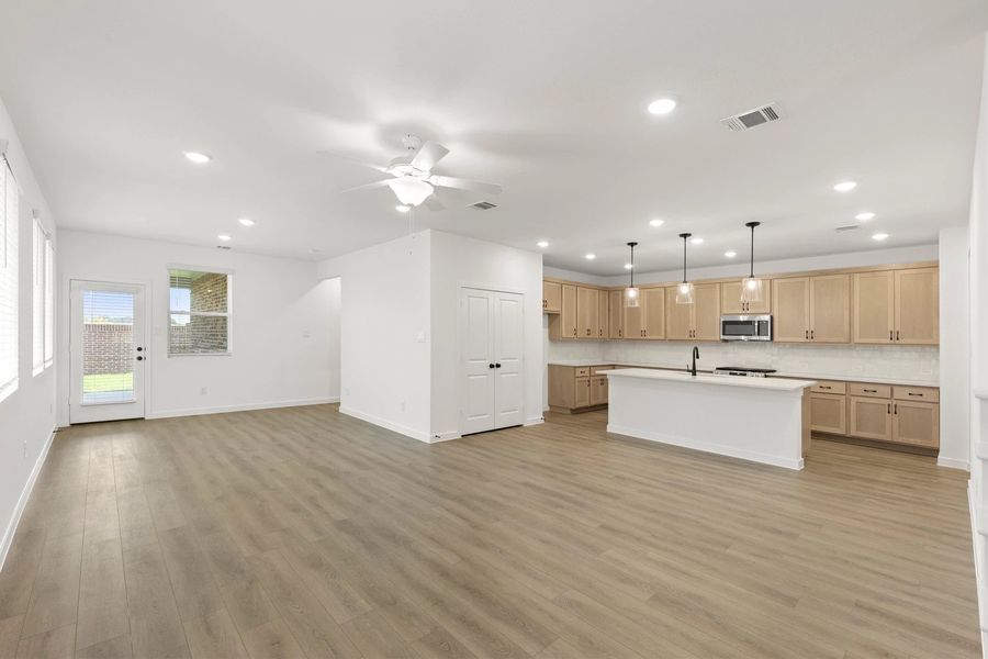 Open Kitchen-Living-Dining Room Representative Photo