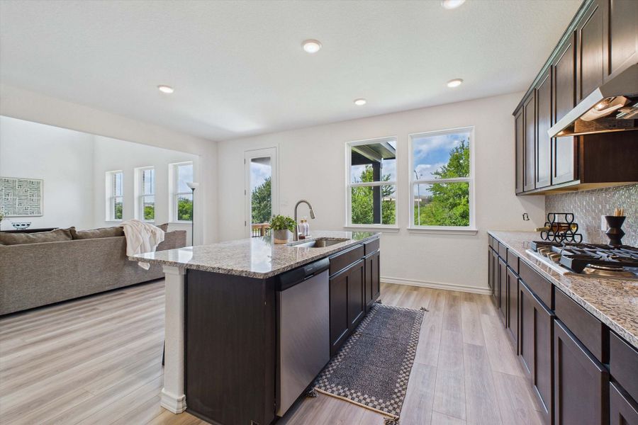 Representative furnished interior of a home built from the The Danbury I by Davidson Homes LLC in The Reserve at Potranco Oaks, Castroville (Image 30).