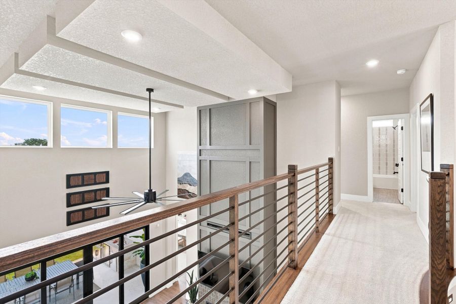 Representative furnished interior of a home built from the Jonestown by Scott Felder Homes in Esperanza, Boerne (Image 18).