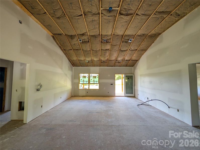 Great Room with kitchen & living area