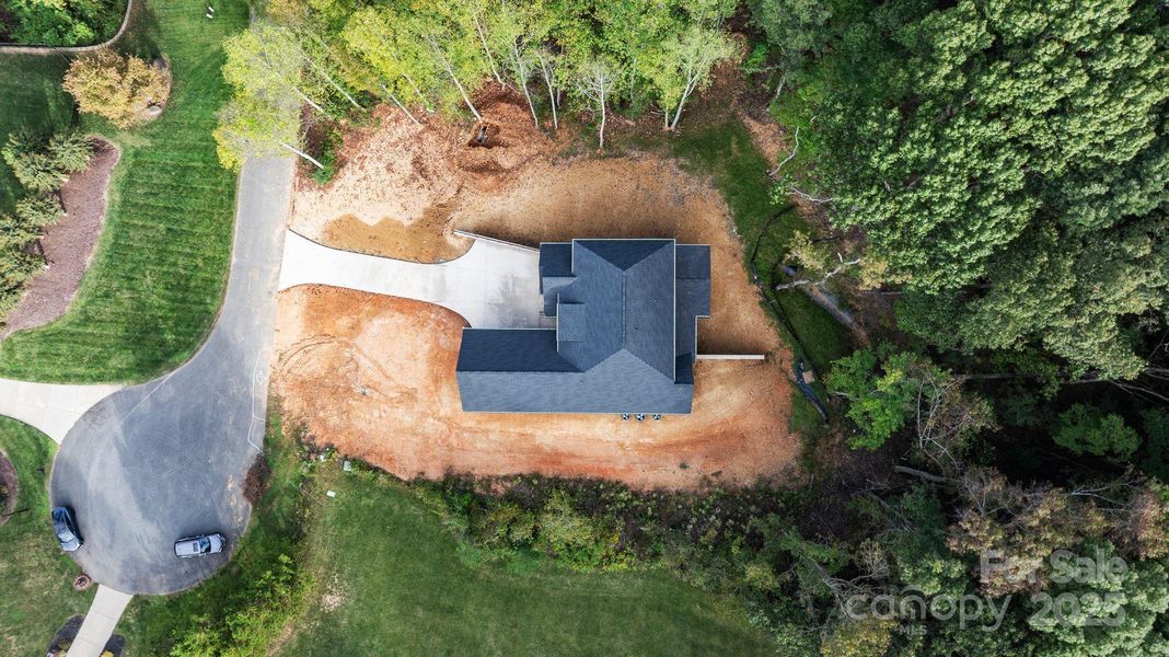 Aerial View of House