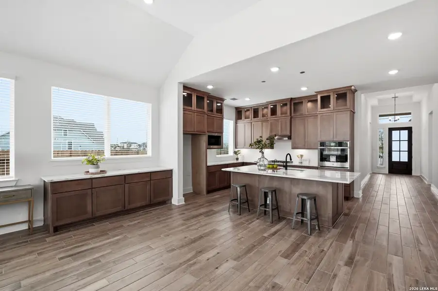 Furnished interior view inside a new home in Alsatian Oaks, Castroville (Image 13). Furnished interior view inside a new home in Alsatian Oaks, Castroville (Image 13).