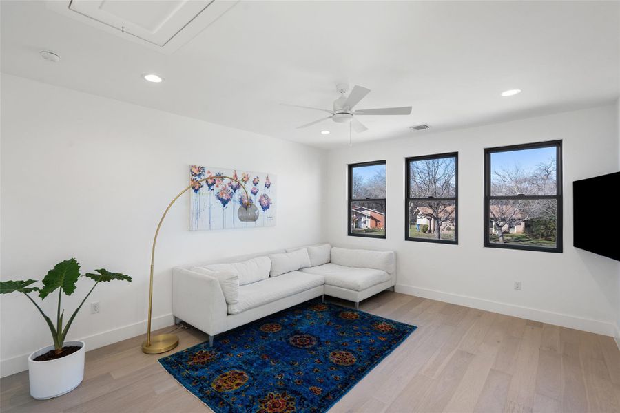 Furnished interior view inside a new home in , Austin (Image 32).