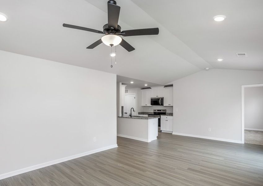 Light and bright living area