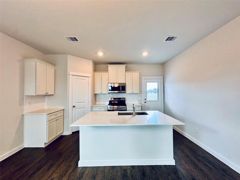 Furnished interior view inside a new home in , Cleveland (Image 5).
