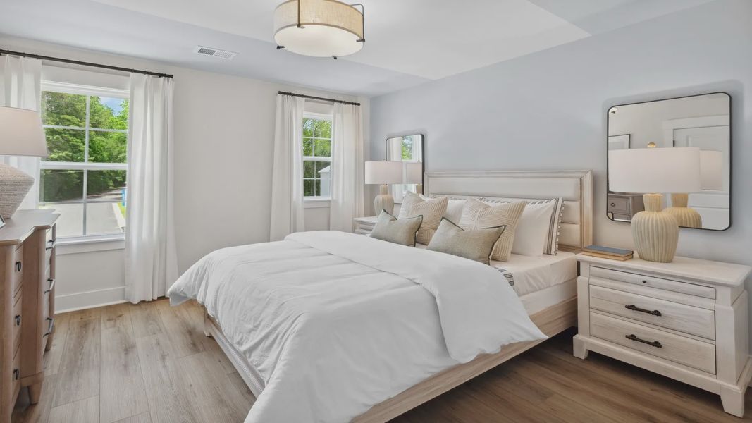 Furnished interior view inside a new home in Creekside at Andrews, Summerville (Image 26).