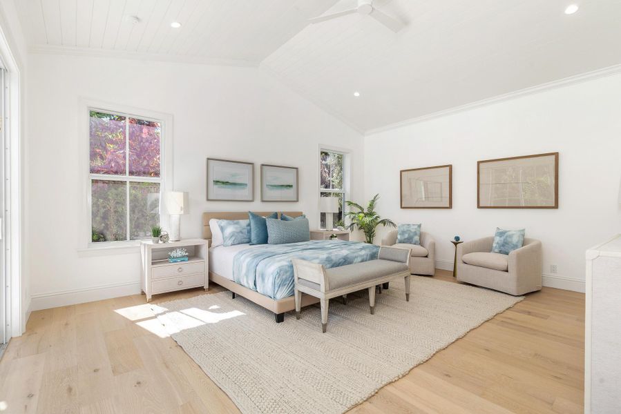 Furnished interior view inside a new home in , West Palm Beach (Image 38).