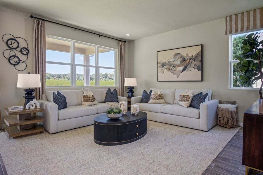 Representative furnished interior of a home built from the 2387 Modeled by KB Home in Morningside, Dade City (Image 10). Representative furnished interior of a home built from the 2387 Modeled by KB Home in Morningside, Dade City (Image 10).