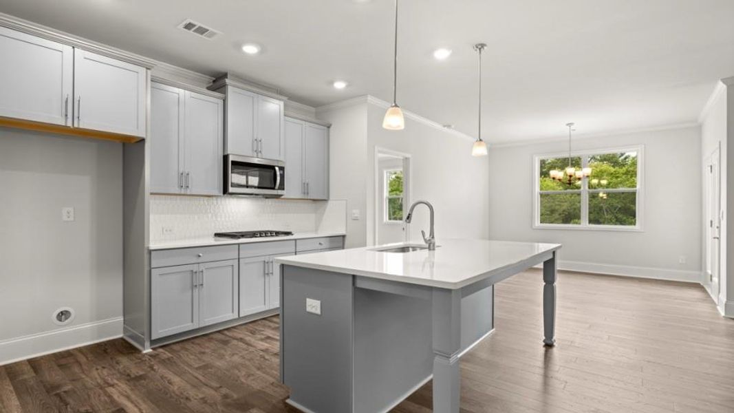 Furnished interior view inside a new home in Hamptons at Riverwood North, Dallas (Image 3).