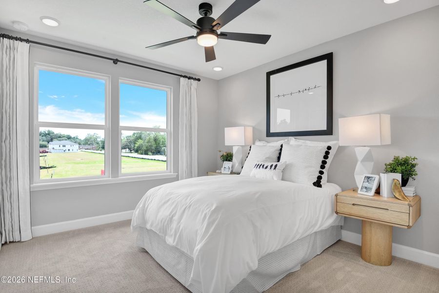 Furnished interior view inside a new home in , Jacksonville (Image 16).