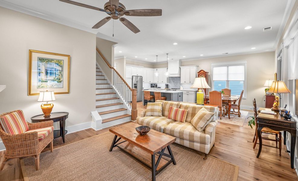 Furnished interior view inside a new home in , Beaufort (Image 44).
