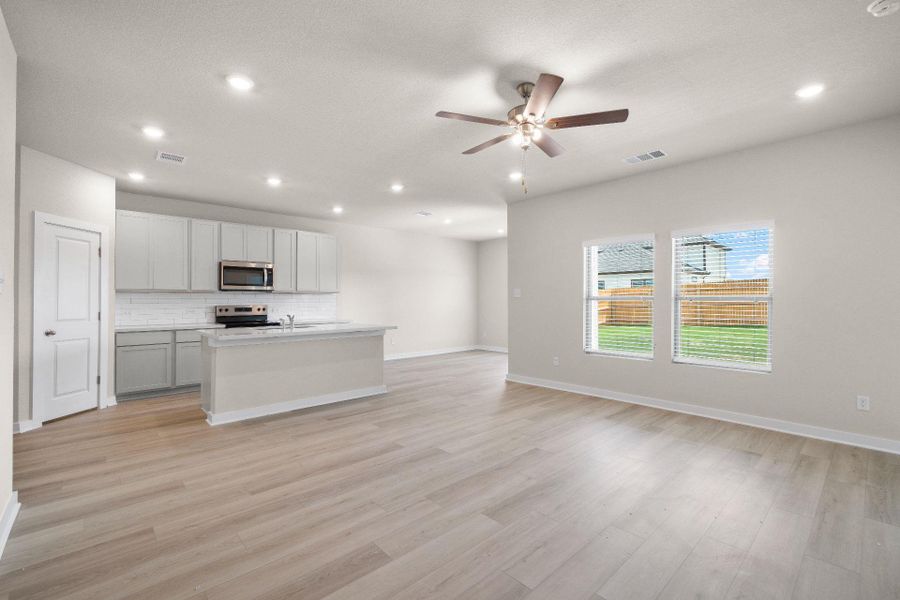 From Family Room to Open Concept Kitchen