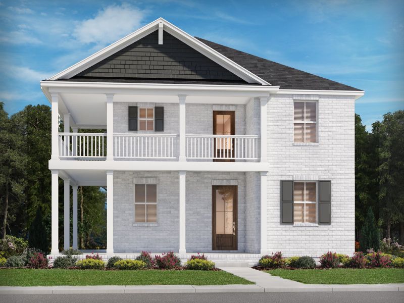 Representative exterior photo of a completed home built from the Fraser by Meritage Homes in Poplar Farms, Franklin, TN (Image 12).