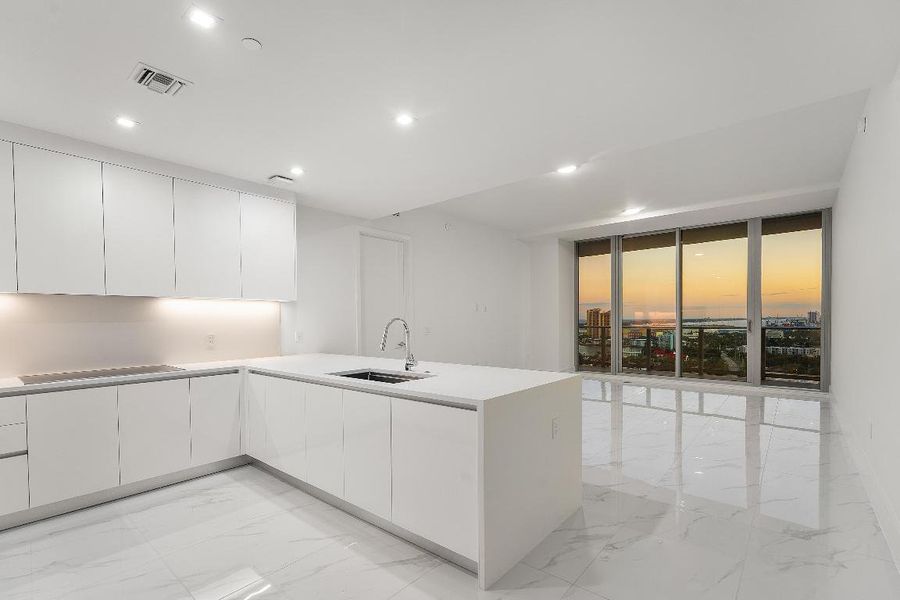 ENTRANCE KITCHEN TWILIGHT