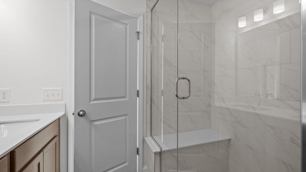 Furnished interior view inside a new home in Leigh Park, Charlotte (Image 12).