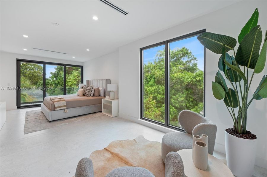 Furnished interior view inside a new home in , Miami (Image 15).