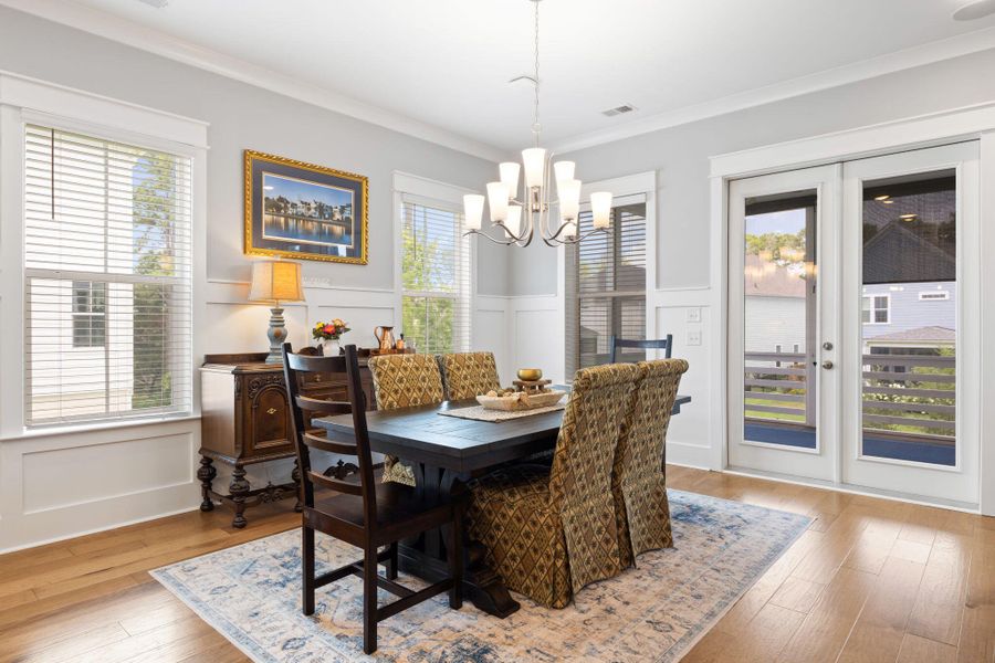 Furnished interior view inside a new home in Wando Village, Charleston (Image 4).