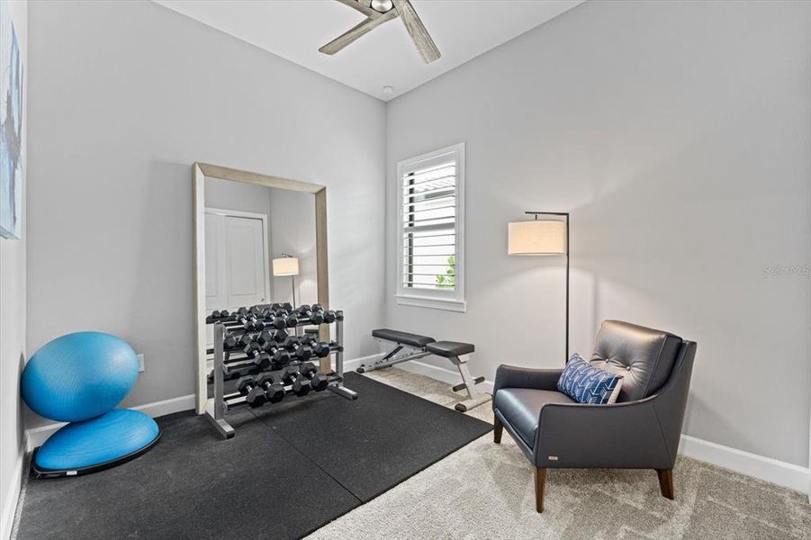 3rd Bedroom used as gym