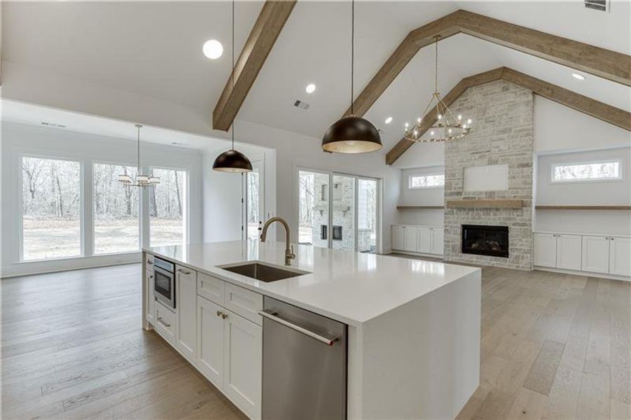 Furnished interior view inside a new home in , Pendergrass (Image 8).