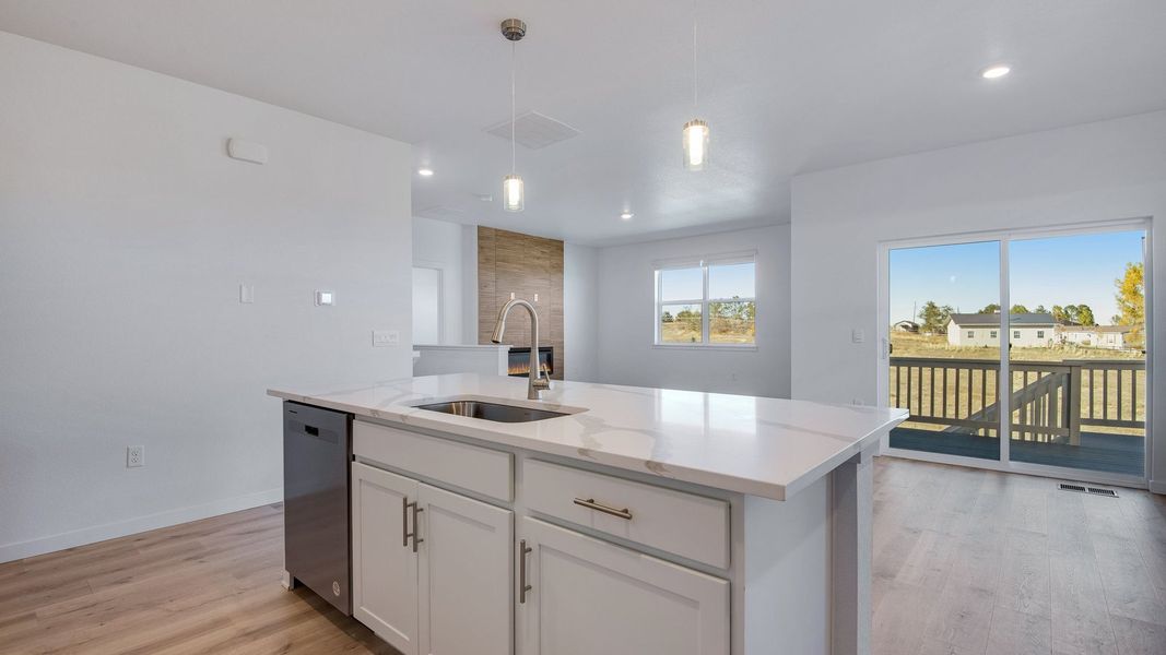 Furnished interior view inside a new home in Vantage, Berthoud (Image 3). Furnished interior view inside a new home in Vantage, Berthoud (Image 3).