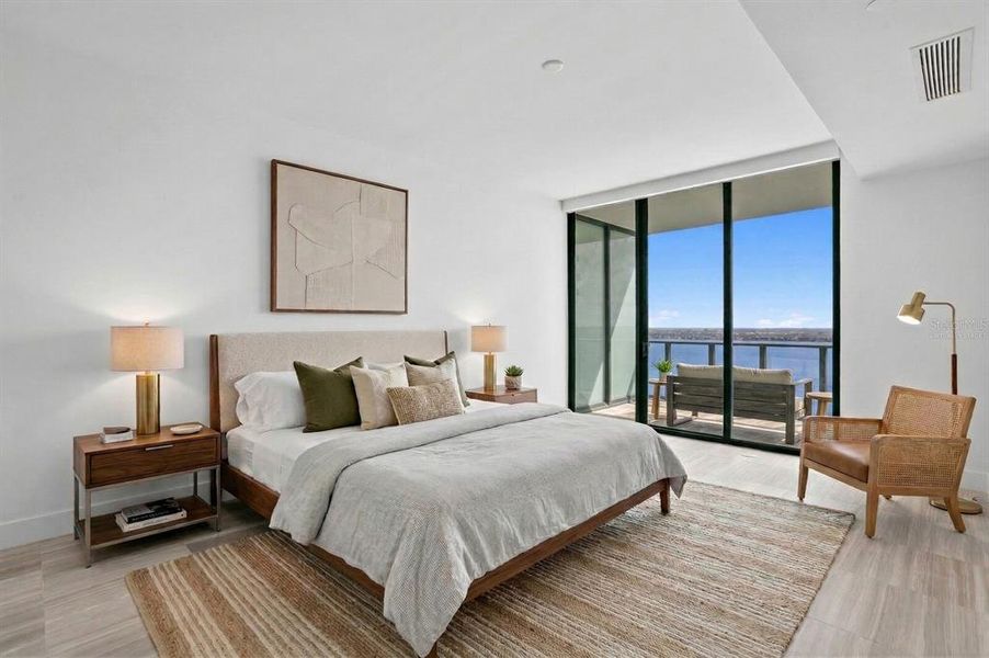 Furnished interior view inside a new home in , Tampa (Image 15).