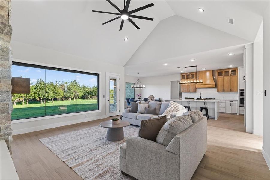 Furnished interior view inside a new home in , Celeste (Image 8).