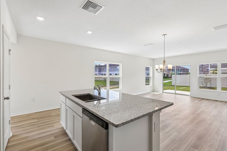 Furnished interior view inside a new home in Reserve at Forest Lake Townhomes, Lake Wales (Image 7). Furnished interior view inside a new home in Reserve at Forest Lake Townhomes, Lake Wales (Image 7).