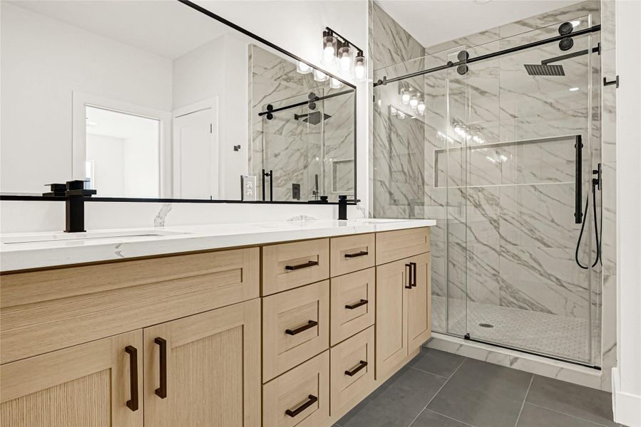 Oversized shower Oversized shower