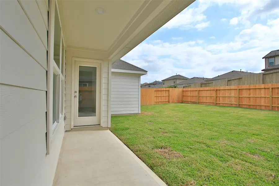 Exterior details and patio area of a home in Mostyn Springs, Magnolia (Image 2). Exterior details and patio area of a home in Mostyn Springs, Magnolia (Image 2).