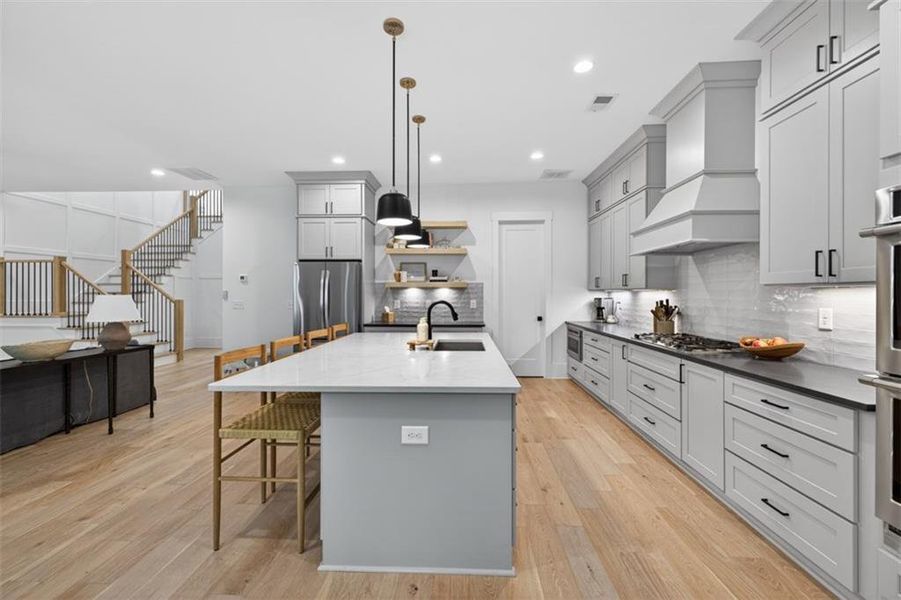 Furnished interior view inside a new home in Town Farms, Peachtree Corners (Image 51).