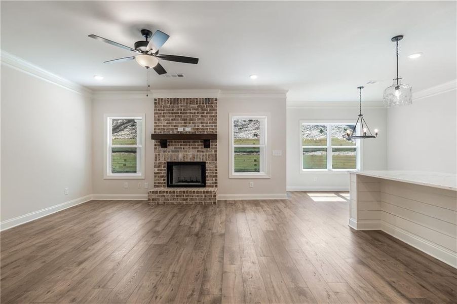 Spacious, unfurnished interior of a new home in Red Oak Ridge, Loganville (Image 21). Spacious, unfurnished interior of a new home in Red Oak Ridge, Loganville (Image 21).
