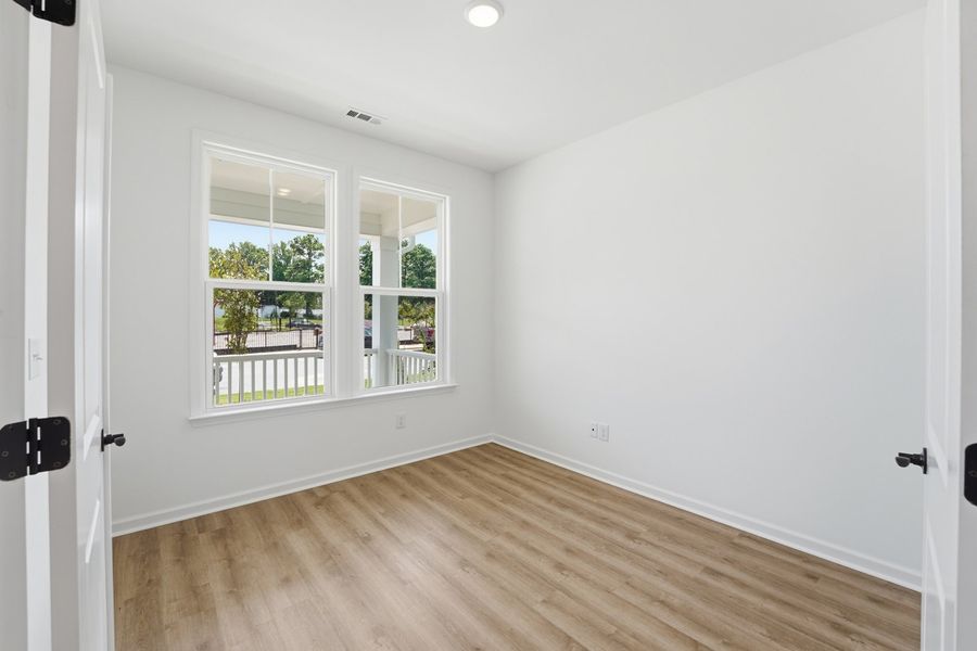Representative unfurnished interior of a home built from the Blair by Brookfield Residential in Wendell Falls, Wendell (Image 11).