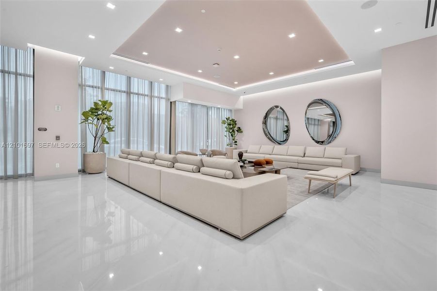 Furnished interior view inside a new home in , Hallandale Beach (Image 9).